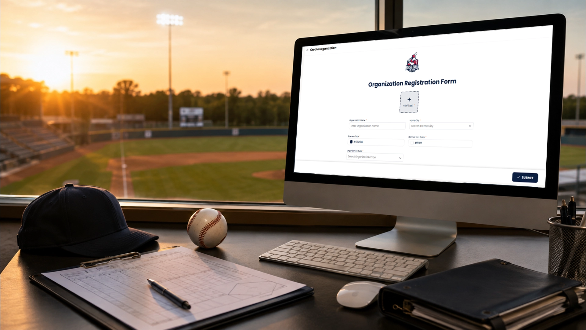 How to Register and Edit an Organization on the Baseball Blitz Website